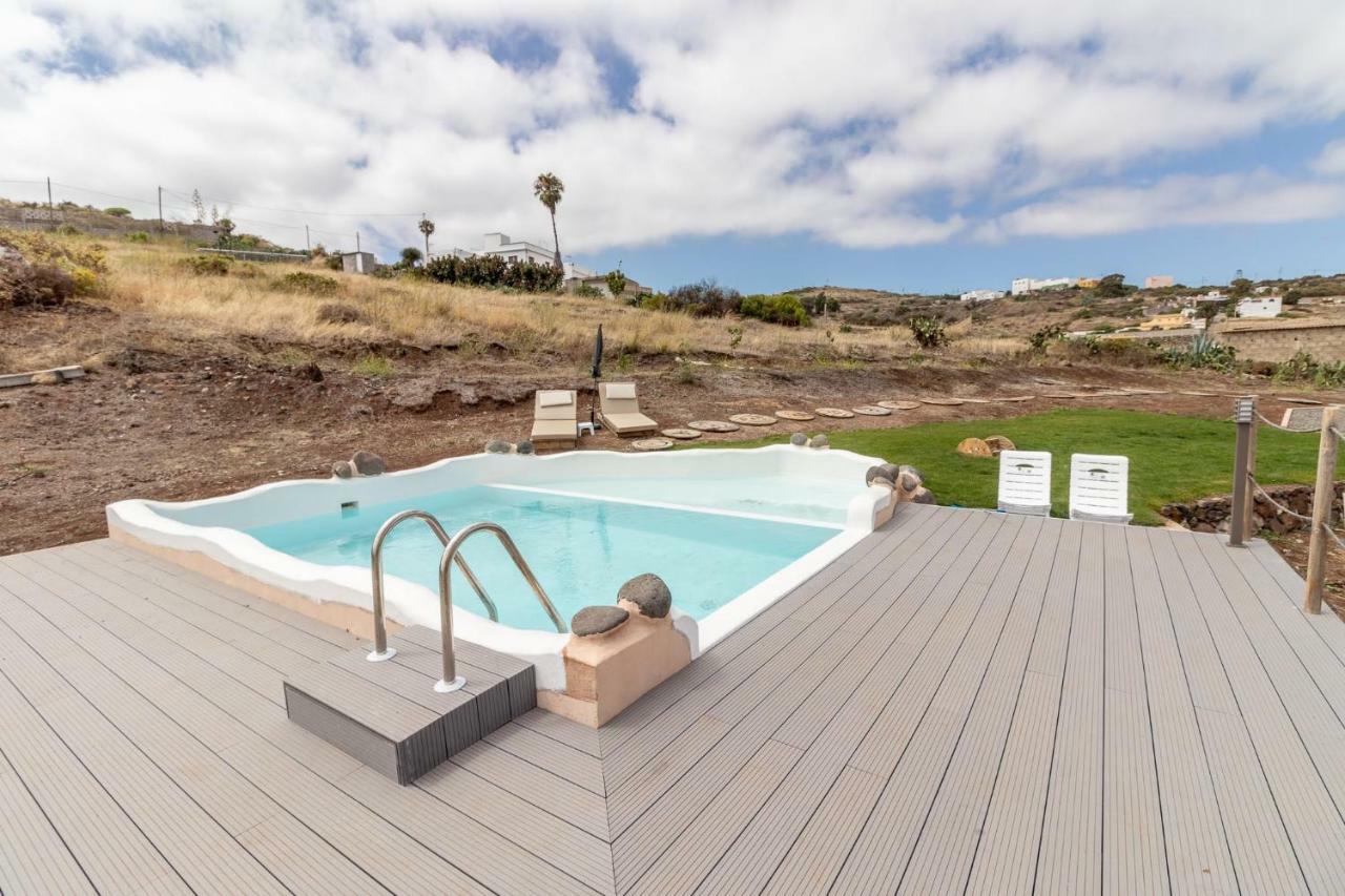 Villa Flatguest Charming House + Pool + Terrace + Views Santa Maria de Guia de Gran Canaria Exterior foto